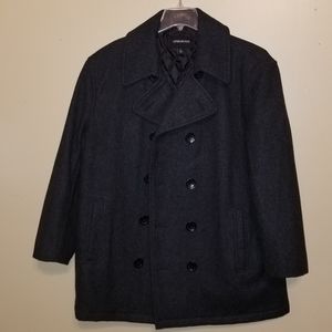 London Fog sz L Pea Coat